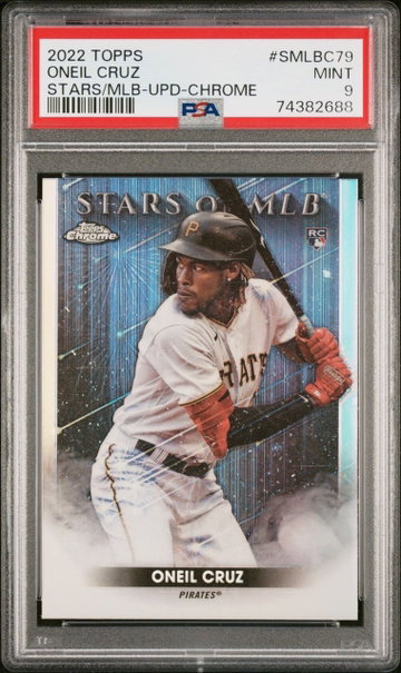 2022 Topps Stars of MLB SMLBC79 Oneil Cruz Update-Chrome PSA 9 MINT Pittsburgh Pirates 