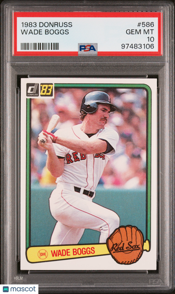 1983 Donruss Wade Boggs #586 PSA 10