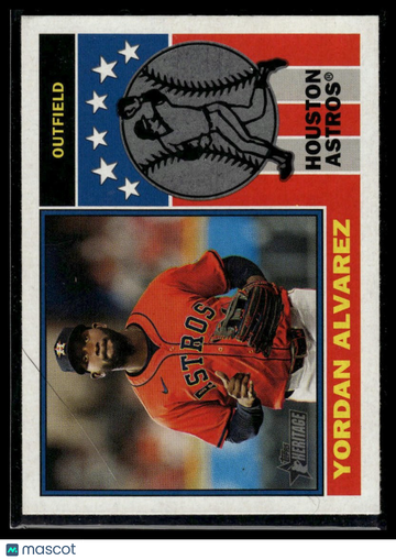 2025 Topps Heritage Yordan Alvarez #76PI-14 1976 Player Icons