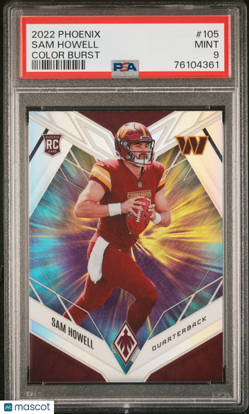 Sam Howell 2022 Panini Phoenix #105-Color Burst PSA 9