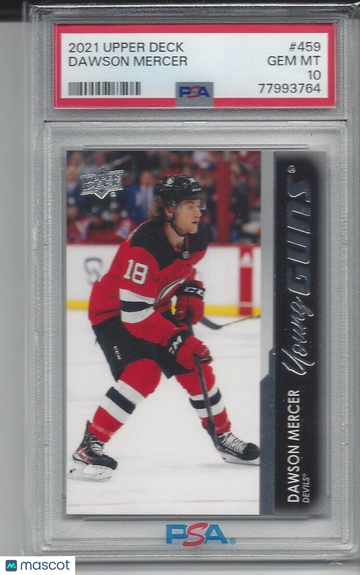 2021-2022 Upper Deck Dawson Mercer #459 PSA 10