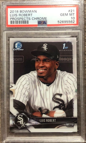 2018 Bowman Chrome Prispects Luis Robert PSA 10