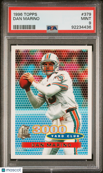 1996 Topps Dan Marino #379 PSA 9