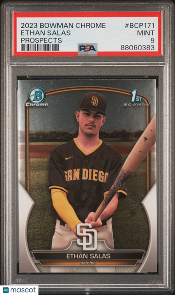 2023 Bowman Chrome Prospects Ethan Salas #BCP171 PSA 9