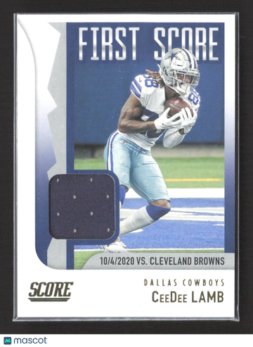 2021 Panini Score Football First Score CeeDee Lamb #FS4 Memorabilia