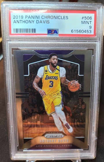 2019-20 Panini Chronicles Prizm #506 Anthony Davis Mint PSA 9 Lakers