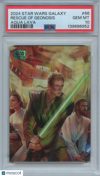 2024 Topps Chrome Star Wars Galaxy Rescue Of Geonosis Parallel/Variety #66 PSA 10