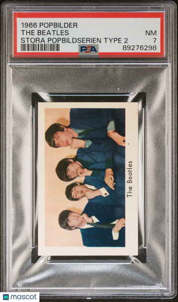 1966 Popbilder Stora Popbildserien Type 2 The Beatles PSA 7