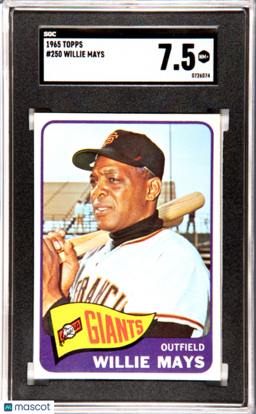 1965 Topps Willie Mays #250 SGC 7.5