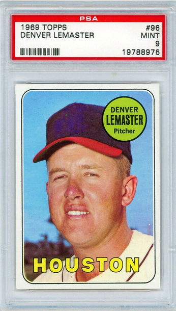1969 Topps Denver Lemaster #96 PSA 9 P1239