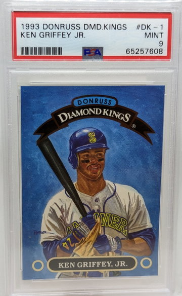 1993 Donruss Diamond Kings Ken Griffey Jr #DK-1 PSA 9 Insert