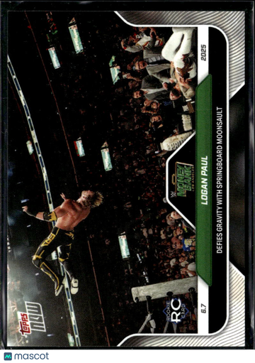 Logan Paul 2025 Topps Now WWE RC WWE