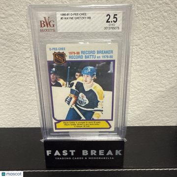 1980 O-Pee-Chee Wayne Gretzky #3 Record Breaker BVG 2.5