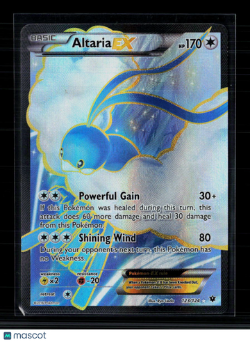 Pokemon 2016 Fates Collide Altaria EX SR FA #123/124