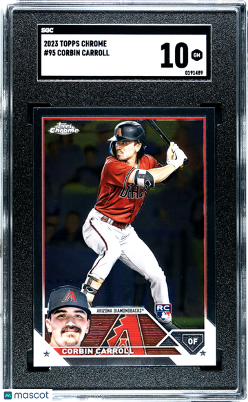 2023 Topps Chrome Corbin Carroll #95 SGC 10