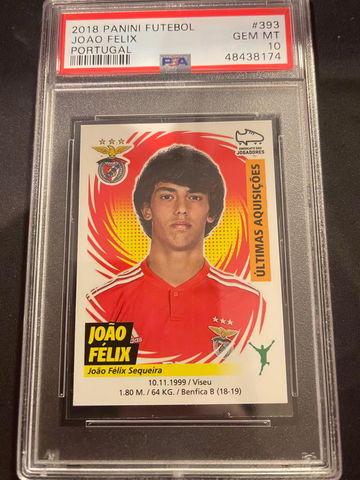 2018 Panini Futebol Portugal Joao Felix Sticker PSA 10 LOW POP