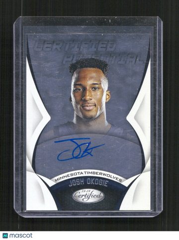 2018-19 Panini Certified Josh Okogie #CP-JO Certified Potential Autographs AU