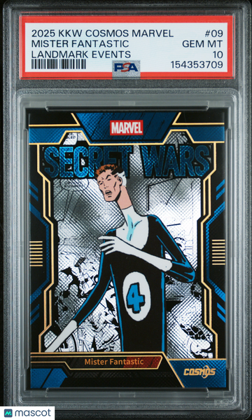 2025 Kakawow Cosmos Marvel Landmark Events Mister Fantastic #09 PSA 10