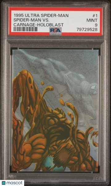 1995 Ultra Spider-Man Holoblast Spider-Man VS. #1 PSA 9