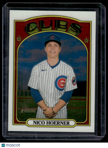 2021 Topps Heritage Nico Hoerner #707 Chrome SN