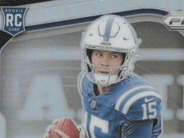 2025 Panini Prizm Riley Leonard Indianapolis Colts Autograph Silver RC Trading Card #342