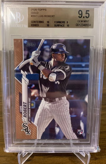 LUIS ROBERT 2020 Topps Series 2 Gold Parallel /2020 BGS 9.5 GEM MINT
