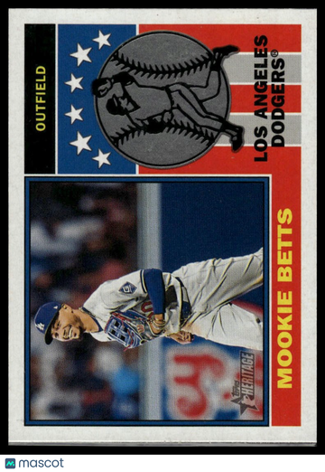 2025 Topps Heritage Mookie Betts #76PI-13 1976 Player Icons
