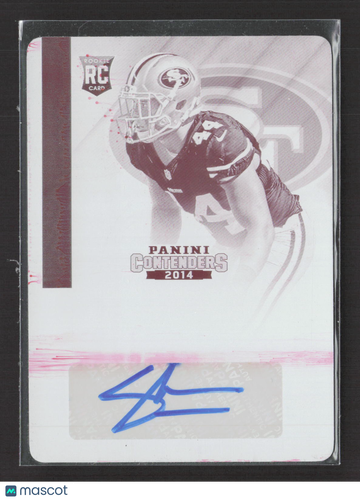 2014 Panini Contenders Shayne Skov #174 Magenta Printing Plate /1 RC