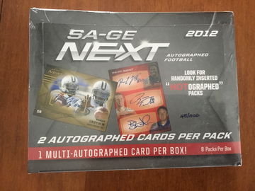 2012 Sage Next football hobby box