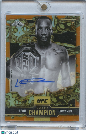 2025 Topps Chrome UFC Leon Edwards Topps