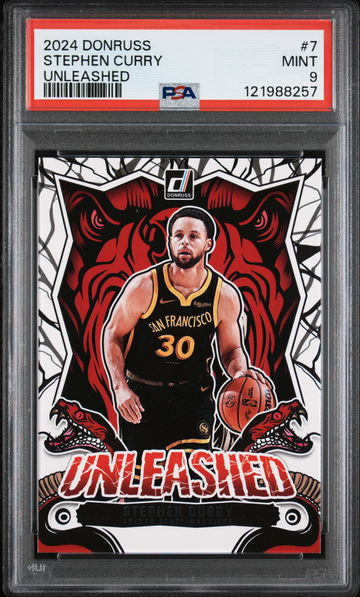 2024 Panini Donruss Unleashed Stephen Curry #7 PSA 9