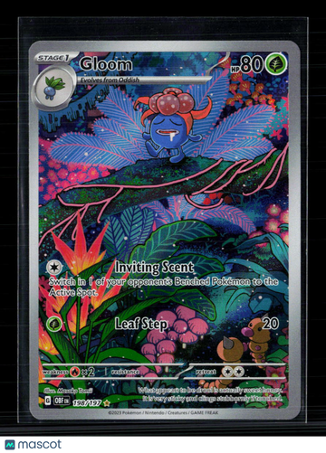 2023 Obsidian Flames Gloom Holo Secret Rare #198/197