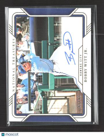 2025 Panini National Treasures Bobby Witt Jr. #FP-BWJ /66