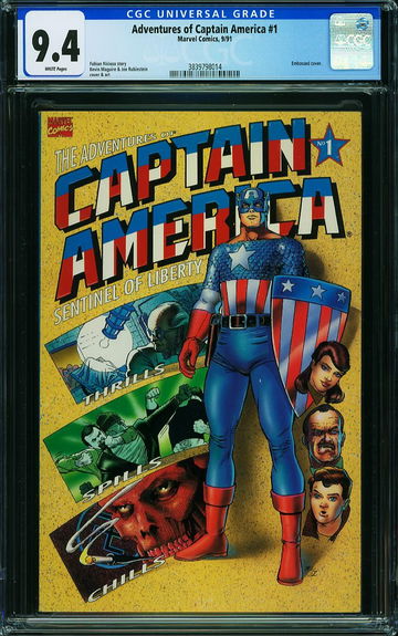 ADVENTURES OF CAPTAIN AMERICA #1, CGC 9.4 NM