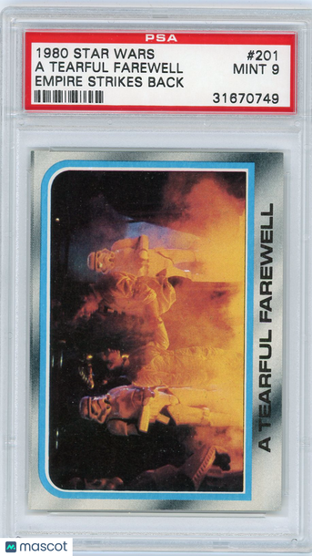 1980 Star Wars Empire Strikes Back A Tearful Farewell #201 PSA 9
