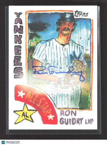 2022 Topps The Spotlight 70 II by Andy Friedman Ron Guidry #50-A Certified Autograph Issue 05/10 Auto