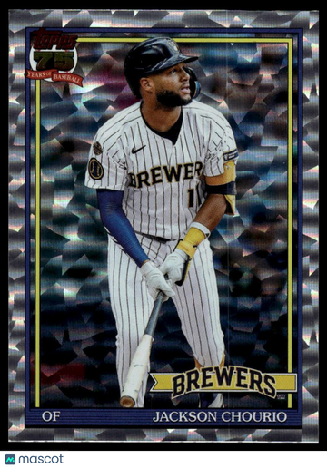 2026 Topps Jackson Chourio #T91-18 1991 Topps Baseball 35th Anniversary (Series One)