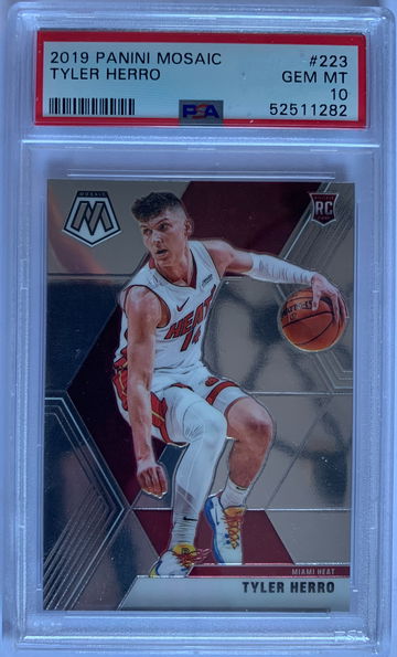 2019 Panini Mosaic Tyler Herro PSA 10