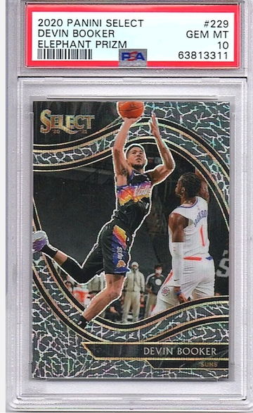 Devin Booker Select Courtside Elephant Prizm Psa 10 POP 7