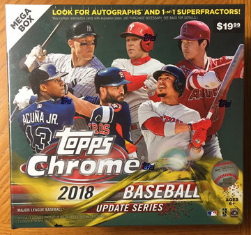 2018 Topps Chrome Update Mega Box