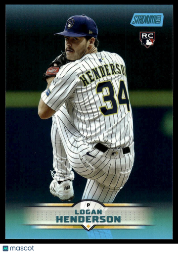 2025 Stadium Club Logan Henderson #13 Light Blue Foil RC