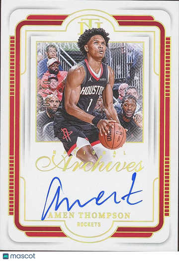 2024 Amen Thompson Panini Authentic