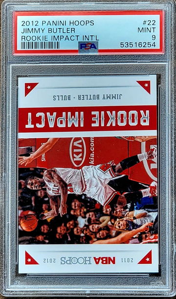 2012 SSP JIMMY BUTLER Panini Hoops Rookie Impact INTERNATIONAL PSA 9 Pop 1 #22 Rookie RC 
