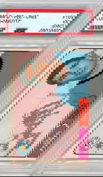 1968 OPC O-Pee-Chee Lou Angotti #103 PSA 5 (MC) P1237