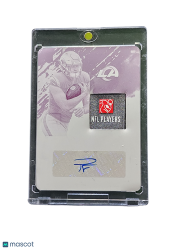 2025 Panini Impeccable Football Terrance Ferguson #RKP-TFN Magenta Printing Plate Printing Plate Memorabilia