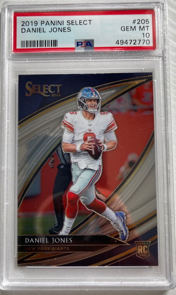 2020 Panini Select Daniel Jones Field Level PSA 10 RC