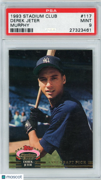 1993 Stadium Club Murphy Derek Jeter #117 PSA 9