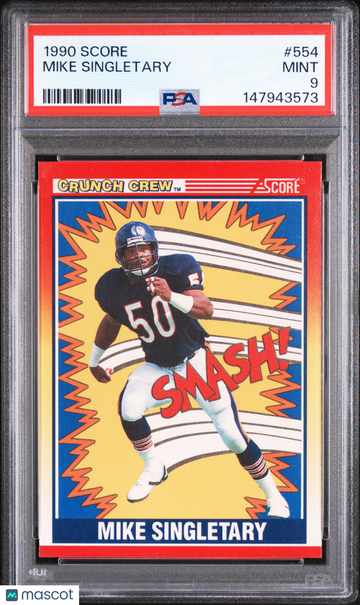 1990 Score Mike Singletary #554 PSA 9
