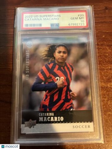 2022 UD Superstars Catarina Macario #20 PSA 10