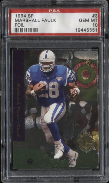 1994 SP Marshall Faulk PSA 10